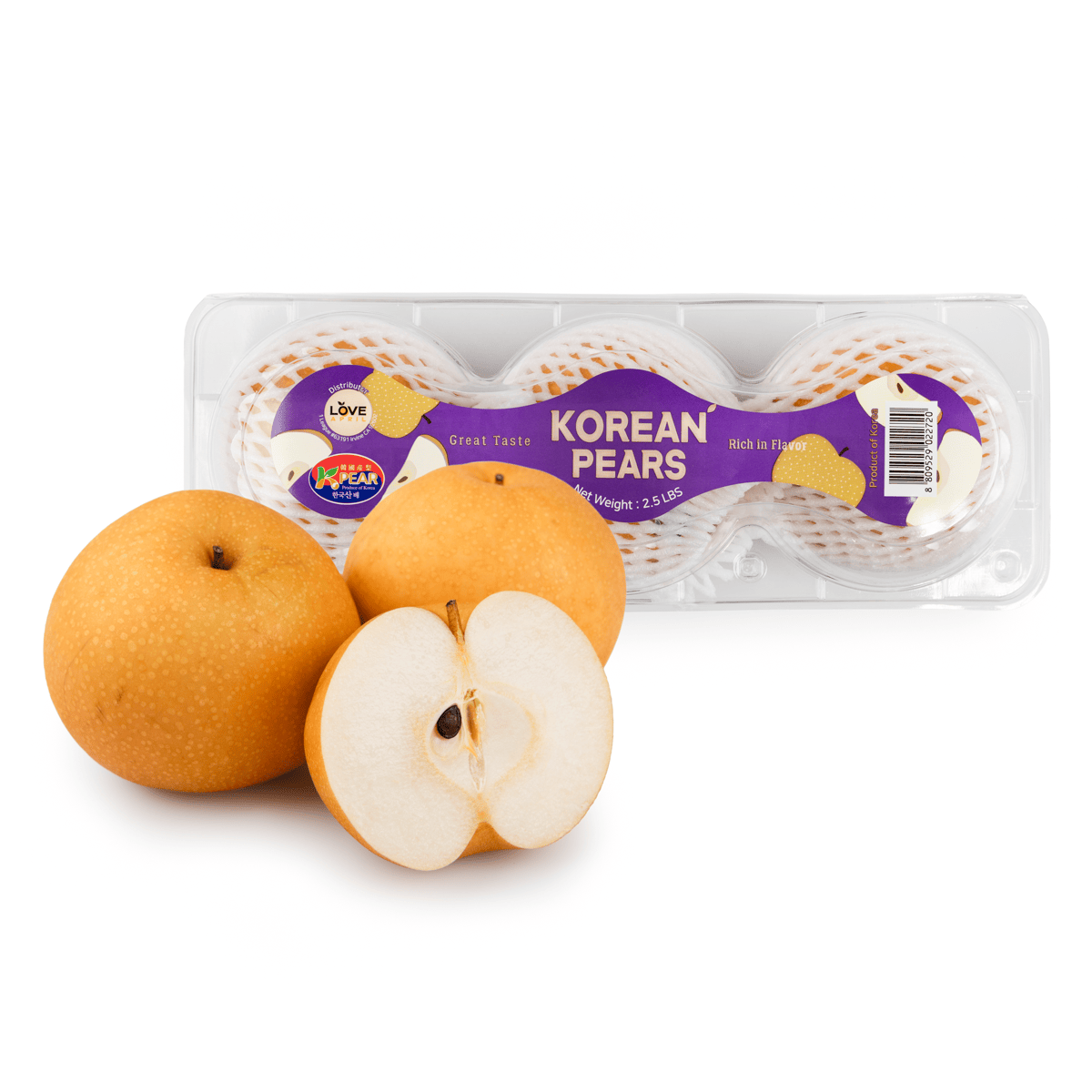 Korean Singo Pears 3 count