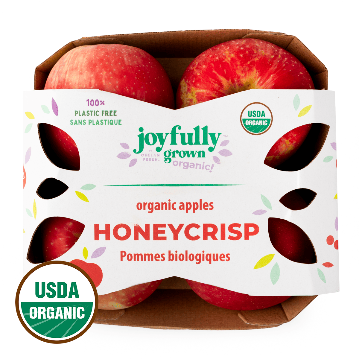 Organic Honeycrips Apples 4ct 1 box