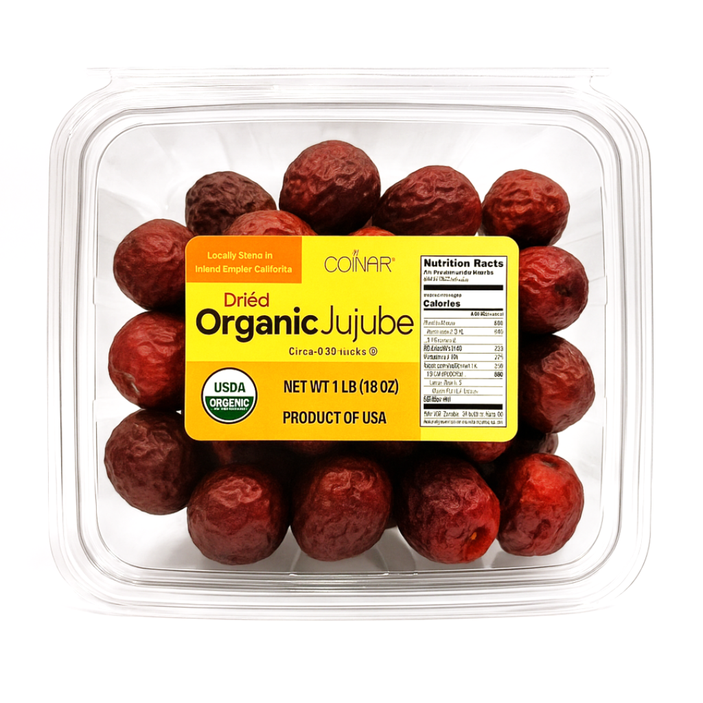 Dried Organic Honey Jujube 1 lb