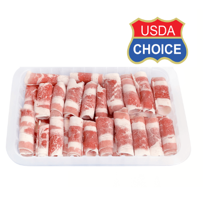 Thin-Sliced Beef Short Plate Rolls, USDA Choice 12 oz