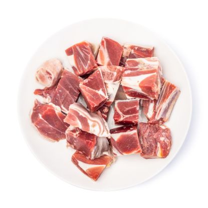 Australia Bone-in Skin On Goat Cubes 2 lb