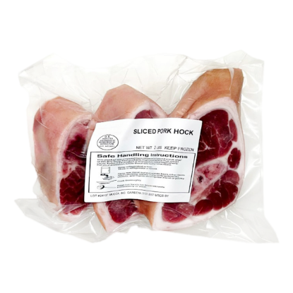 Sliced Pork Hock, 1.5inch cut,  2lbs 2 lb