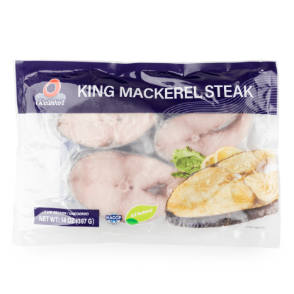 Oceankist Wild-Caught King Mackerel Steak, Frozen 14 oz