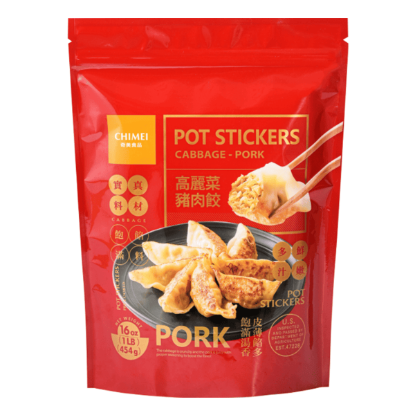 CHIMEI FROZEN POT STICKERS CABBAGE PORK 16 oz