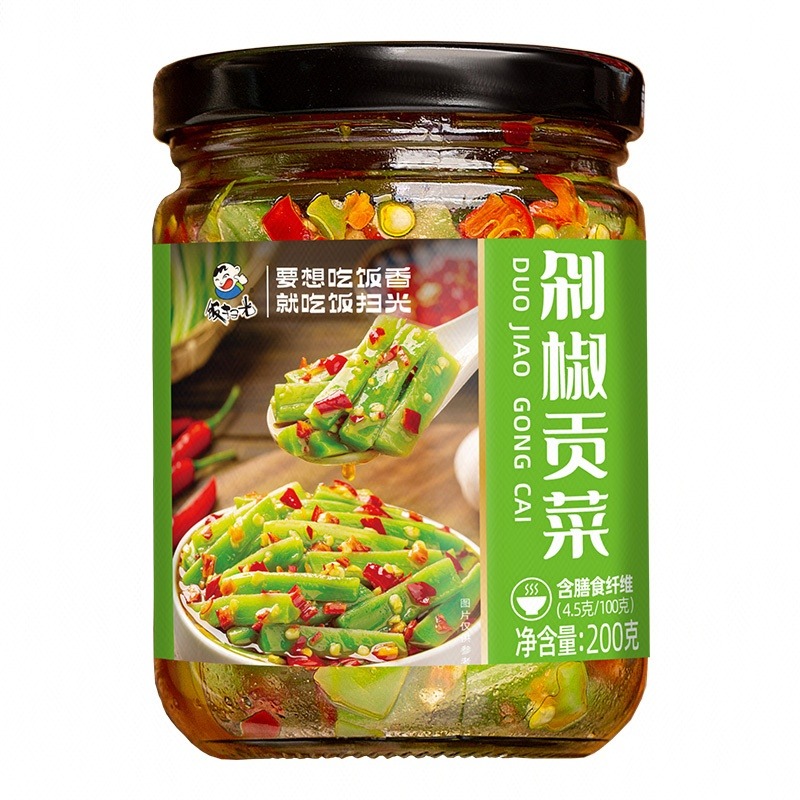 Chopped Chili with Dried Asparagus Lettuce 200 g