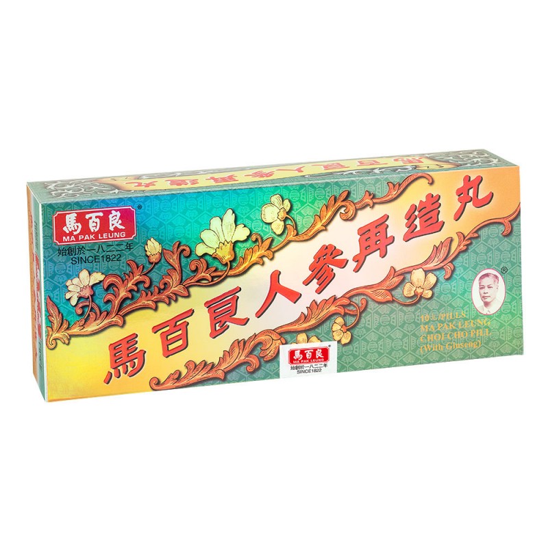 Choi Cho Pill with Ginseng - MA PAK LEUNG 10 count