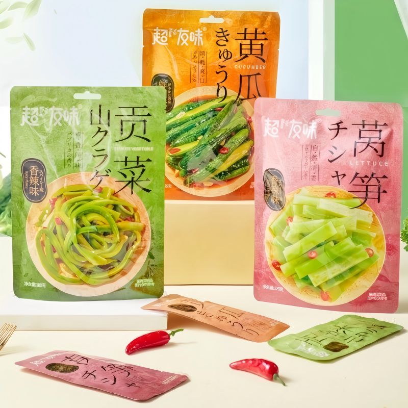 Chaoyouwei Spicy Cucumber-Lettuce Snack Combo 300 g