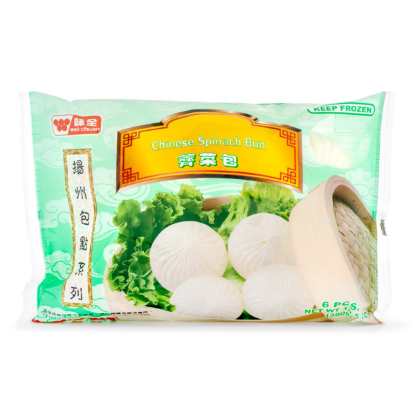 Wei-Chuan Chinese Spinach Buns 6pcs, Frozen 300 g