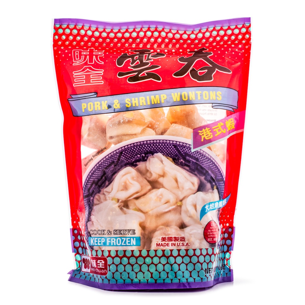 Wei-Chuan Pork and Shrimp Wontons, Frozen 397 g