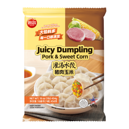 Synear Dumpling Pork Corn Frozen 16 oz