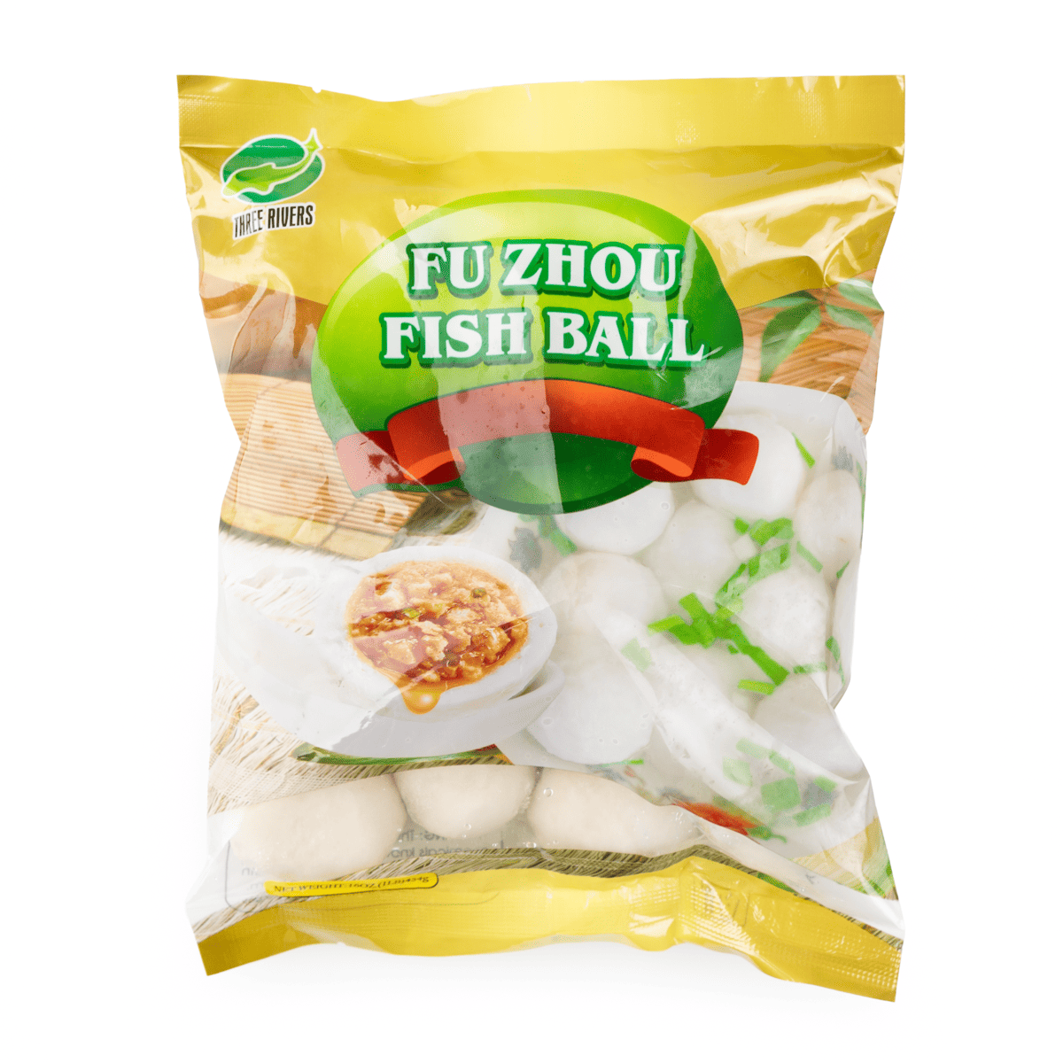 Three Rivers Fu Zhou Fish Balls, Frozen 1 lb