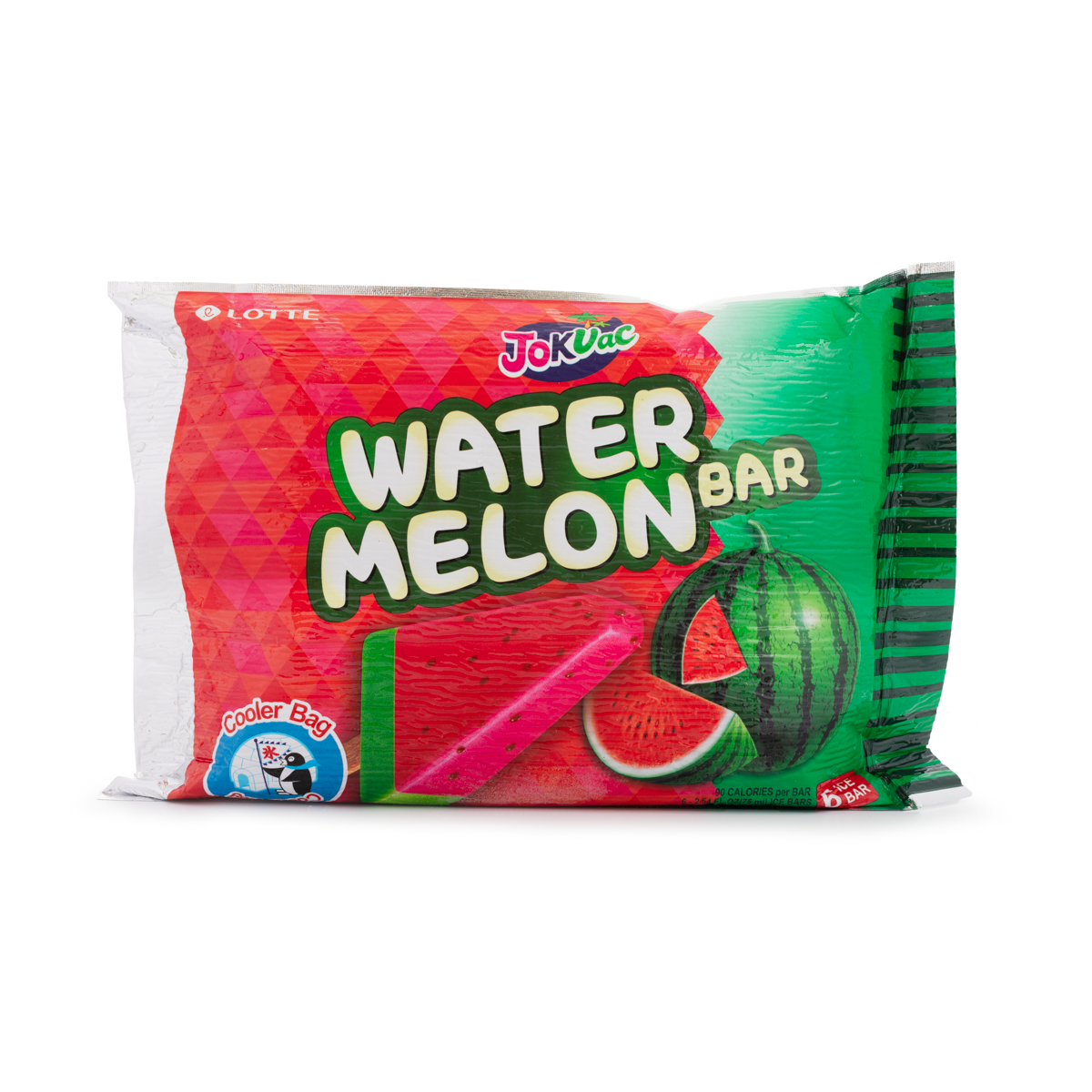 Lotte Watermelon Ice Bar 2.54 fl.oz*6 counts