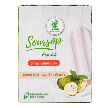 Bamboo Tree Soursop Popsicle 2.11 oz*4 counts