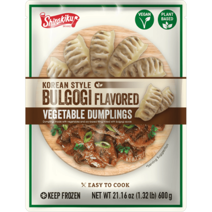 Shirakiku Vegetable Gyoza Dumplings Bulgogi Flavored 21.16 oz