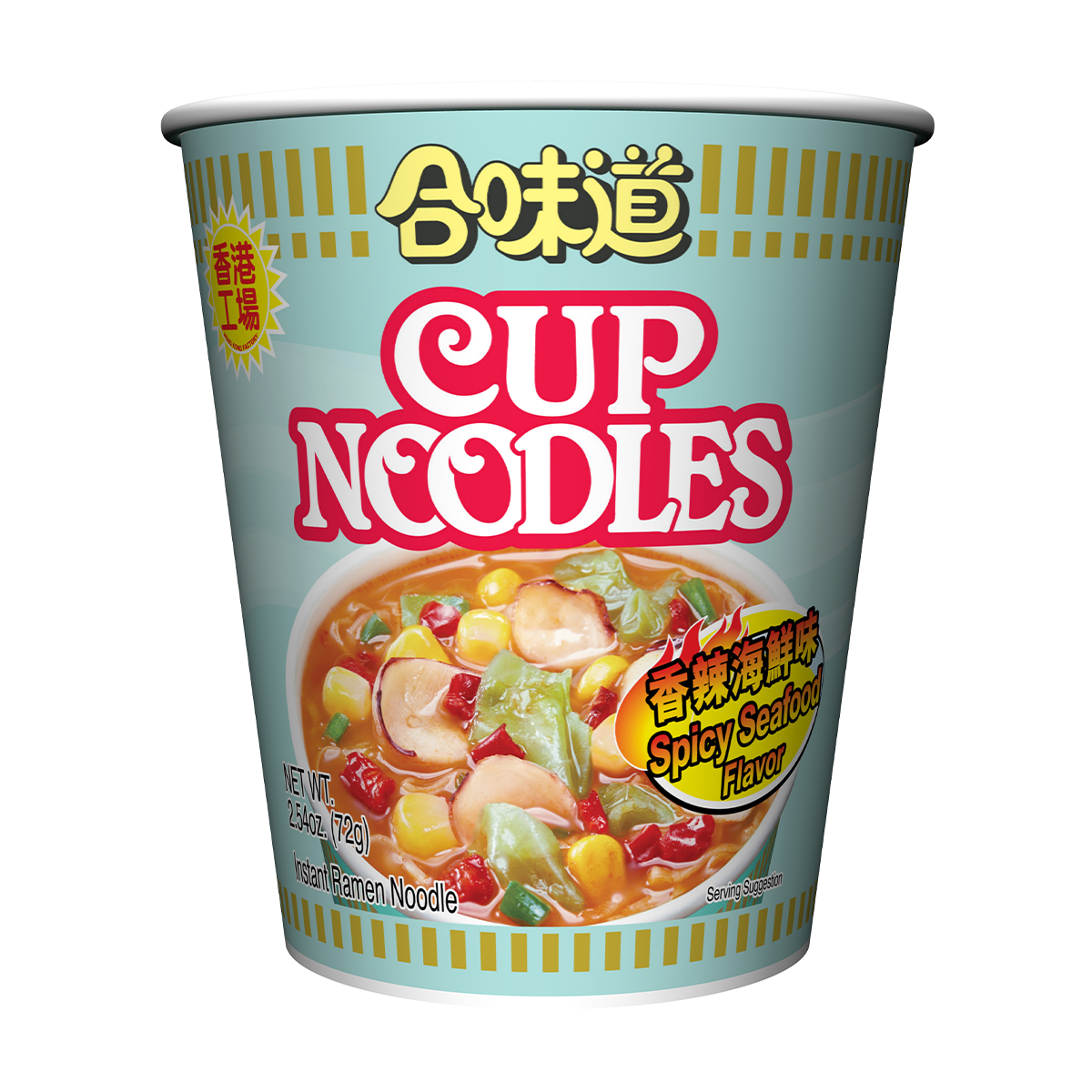 Nissin Cup Noodles, Spicy Seafood Flavor 2.57 oz