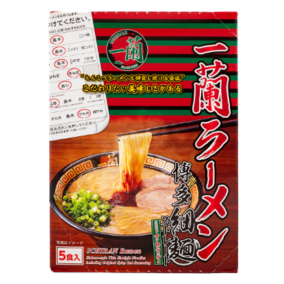 Ichiran Ramen Hakata-Style Thin Noodles 5pk 129 g*5 pack