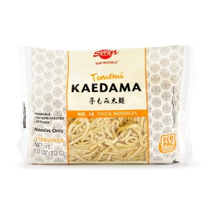 Sun Noodle Temomi Thick Noodle, Frozen 2 Servings 11 oz