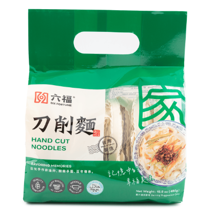 Six Fortune Dried Noodle Dao Shiao Noodle 450 g
