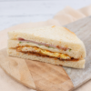 Taiwanese Delight: Pork Floss & Ham Egg Sandwich (with Fresh Cucumber) 1 each