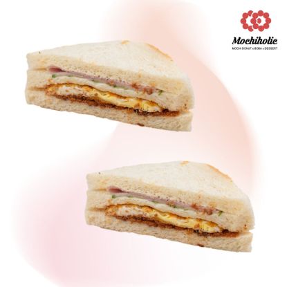 Pork Floss & Ham Egg Sandwich 2pcs Combo 1 each