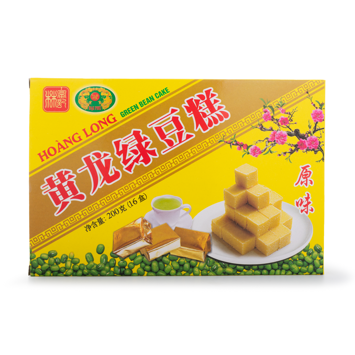 Hoang Long Classic Green Bean Cake 200 g