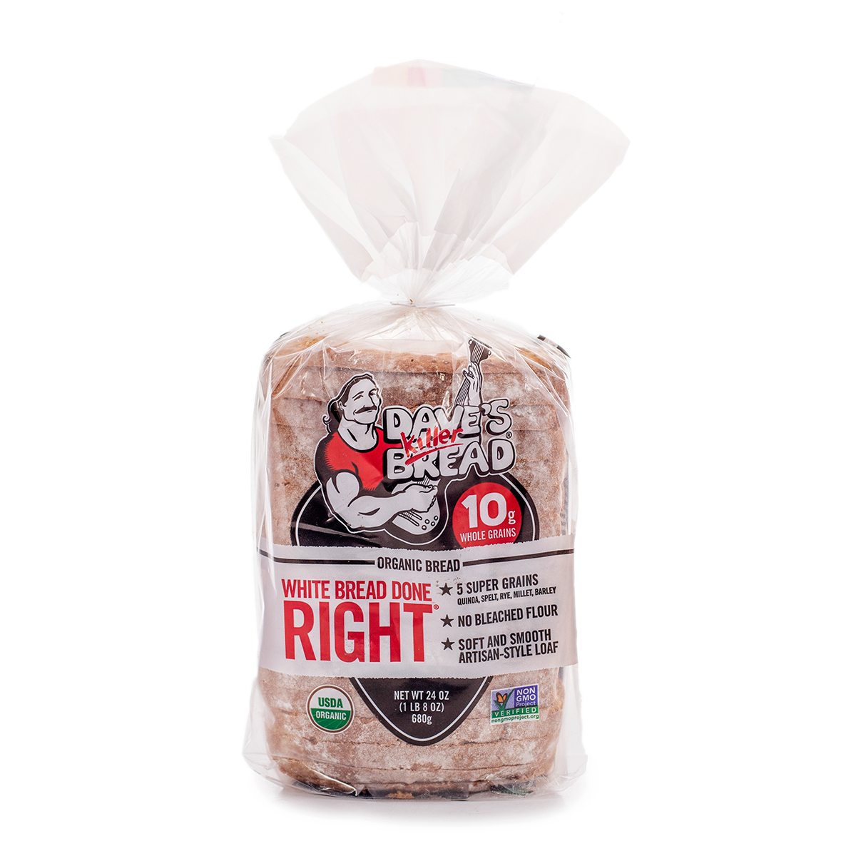 Dave's Killer Bread White Bread Done Right 680 g