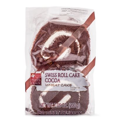 Happy Clover Swiss Roll Cocoa Flavor 200 g