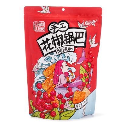 Jiaobake Huajiao Rice Crust, Spicy Flavor 158 g