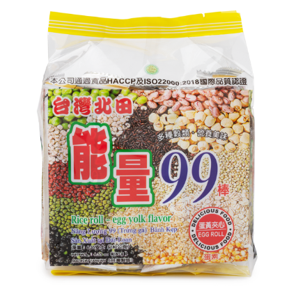 Beitian Energy Rice Rolls, Egg Yolk Flavor 180 g