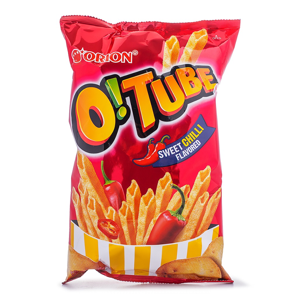 Orion O!Tube Chips, Sweet Chili Flavor 115 g