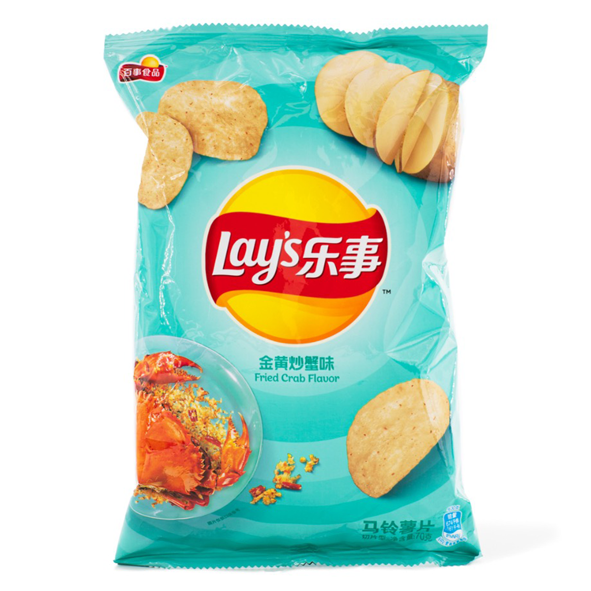 Lay's Potato Chips, Fried Crab Flavor 70 g