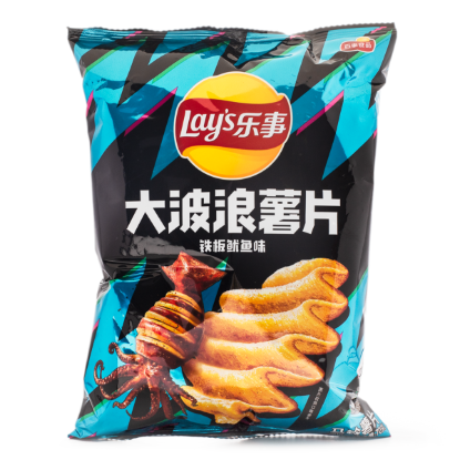 Lay's Wave Chips, Grilled Squid Flavor 70 g
