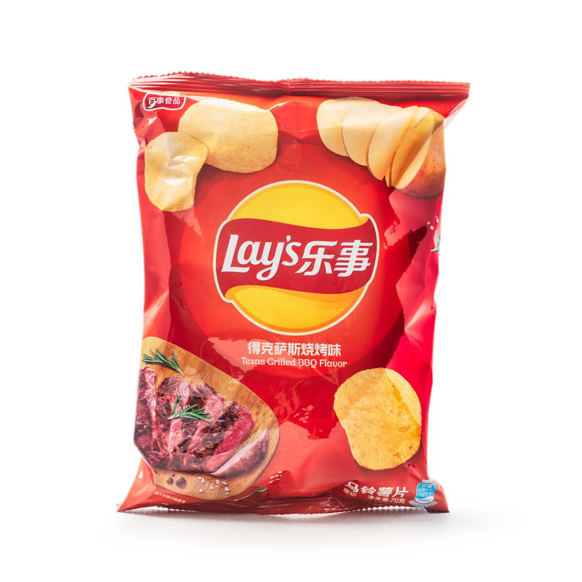 Lay's Potato Chips Texas Grilled BBQ 70 g