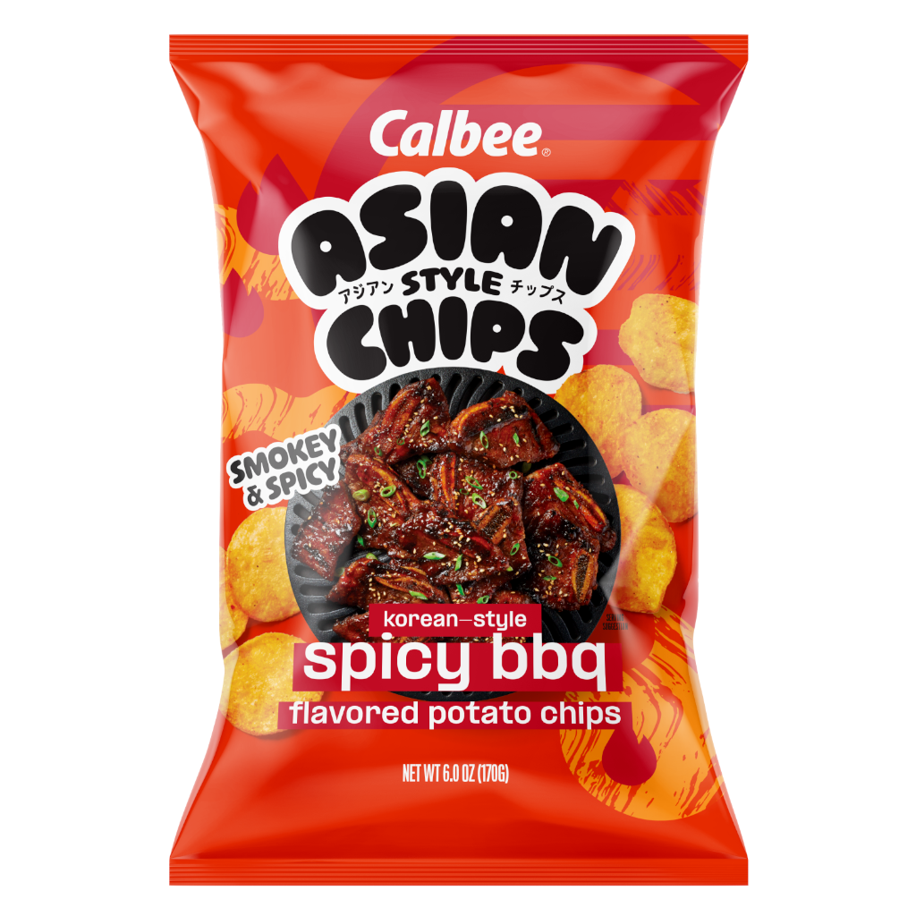 Calbee Asian Chips Spicy bbq 6 oz