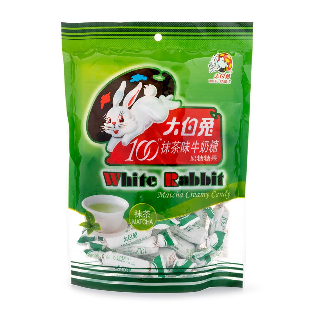 White Rabbit Matcha Flavor Milk Candy 150 g