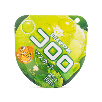 UHA Kororo Gummy Candy, Muscat 48 g