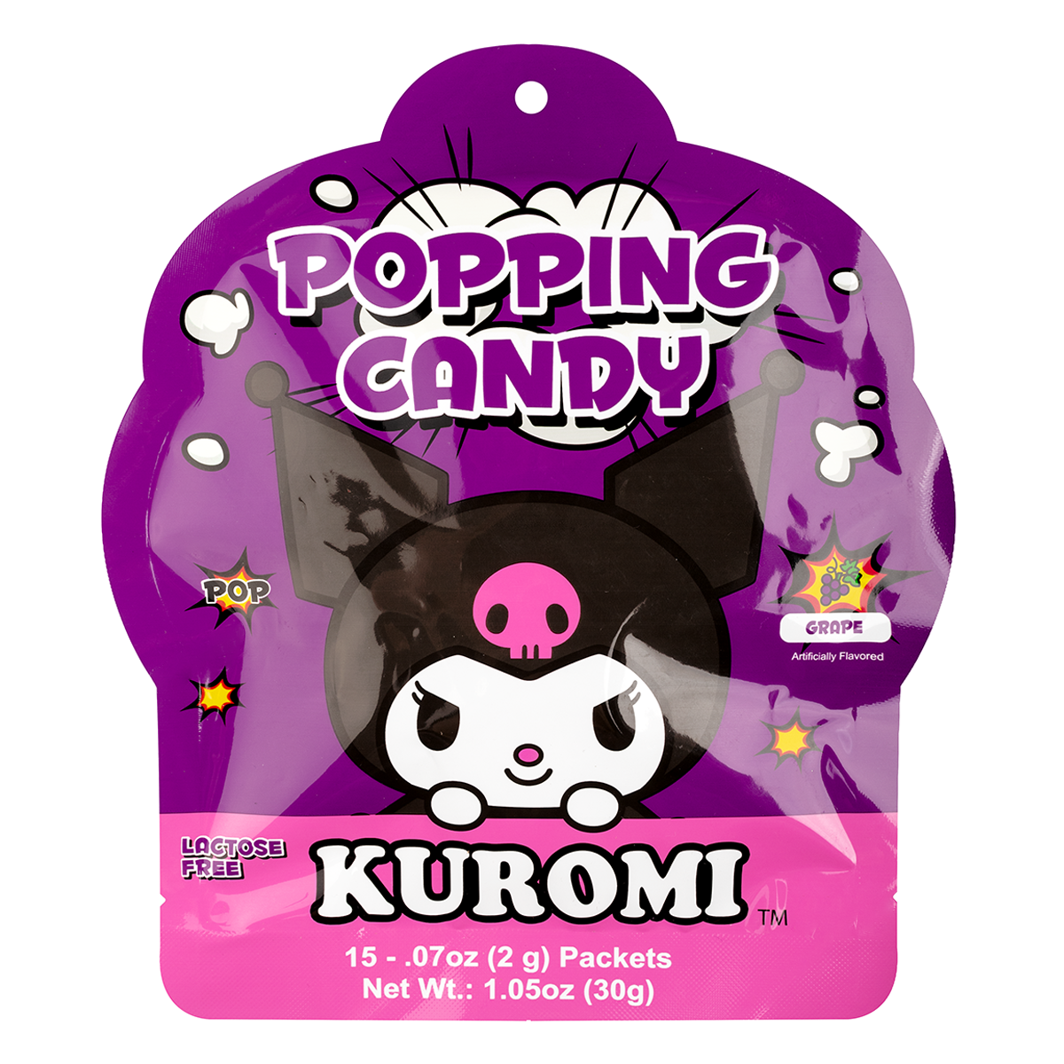 Sanrio Kuromi Popping Candy Grape Flavor 1.05 oz