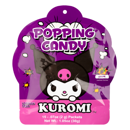 Sanrio Kuromi Popping Candy Grape Flavor 1.05 oz