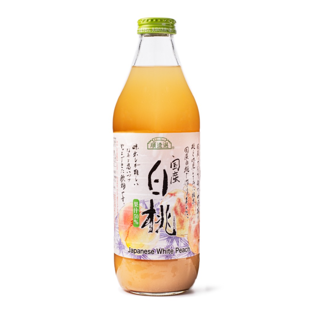 Junzosen Hakuto White Peach Juice 1000 ml