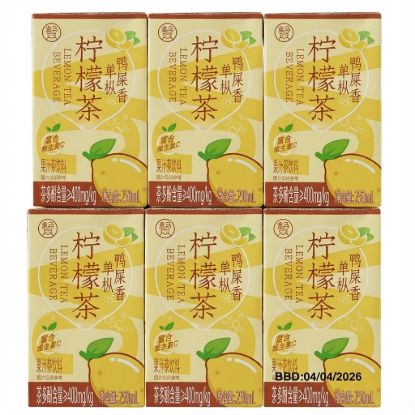 Ya Shi Xiang (Honey Orchid Fragrance Oolong) Lemon Tea 250 ml*6 pack