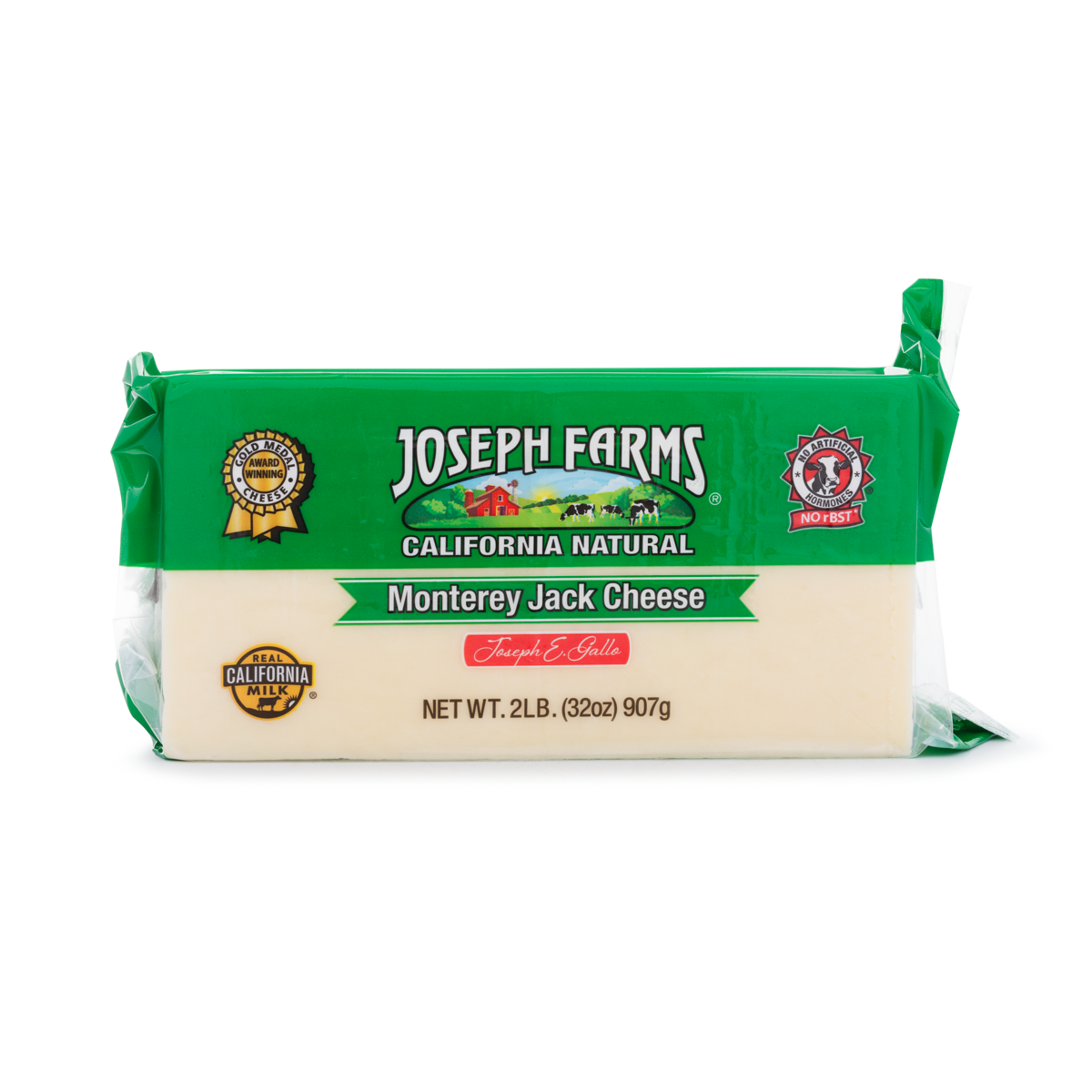 Joseph Farms Monterey Jack Cheese 2 lb