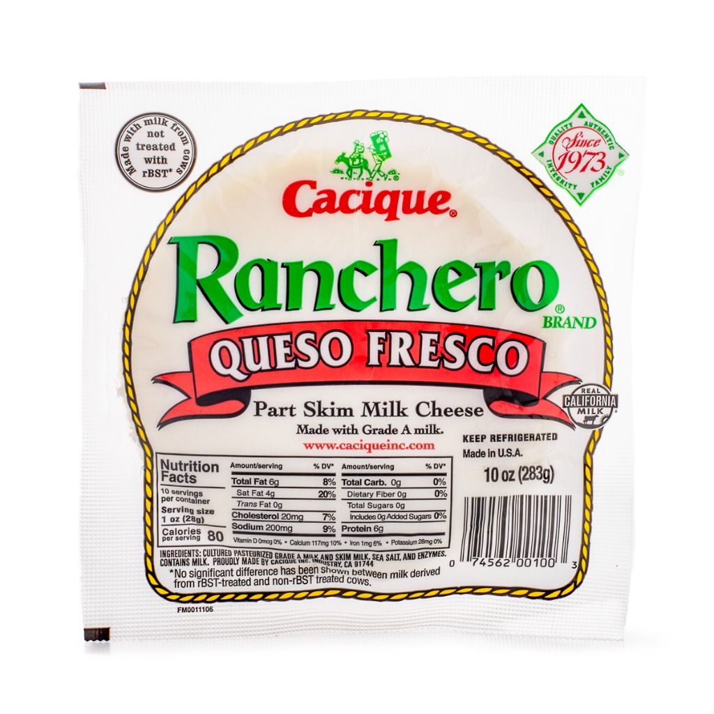 Cacique Ranchero Queso Fresco Cheese 10 oz