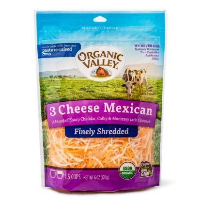 Organic Valley Mexican Blend Shredded Cheese 6 oz