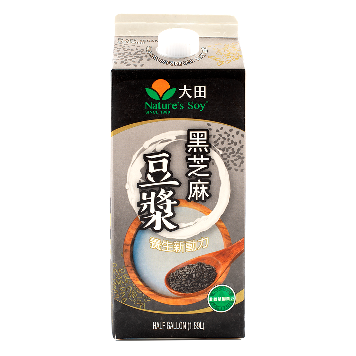 Nature's Soy Black Sesame Soy Milk 1890 ml