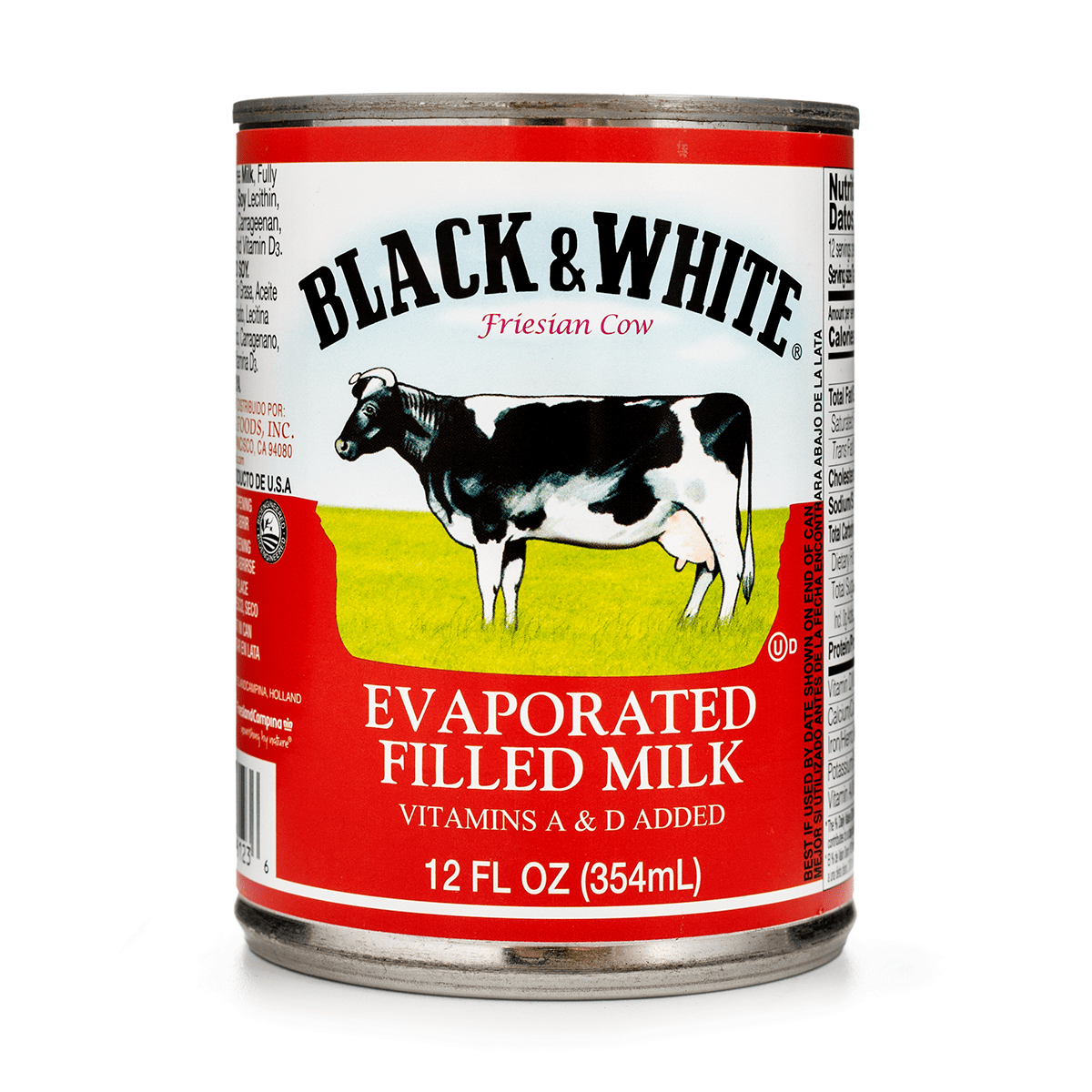 Black & White Evaporated Filled Milk 354 ml