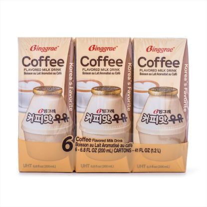 Binggrae Coffee Flavored Milk Drink 200 ml*6 pack