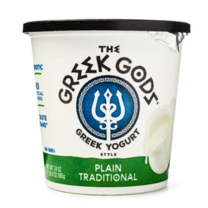GREEK GODS Plain Traditional Greek Yogurt 24 oz