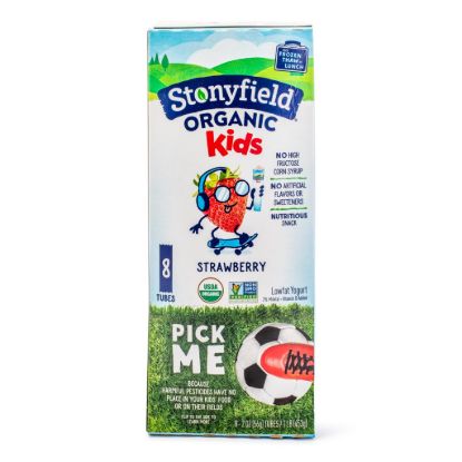 Stonyfield Organic Kids Strawberry Yogurt Tubes 8pk 16 oz