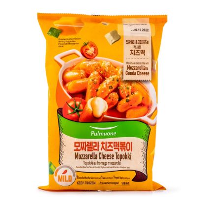 Pulmuone Mozzarella Cheese Topokki, Frozen 14.1 oz