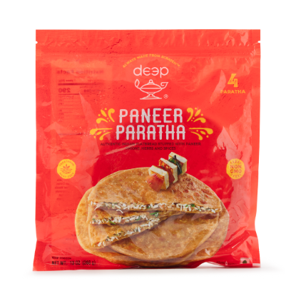 Deep Paneer Paratha Frozen 4pc 13 oz